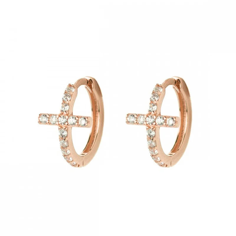 CRMYA Gold Silver Filled Hoop Earrings For Women Opal Zircon Earring Hoops Luxury Mini Earings Ear Jewelry Pendientes