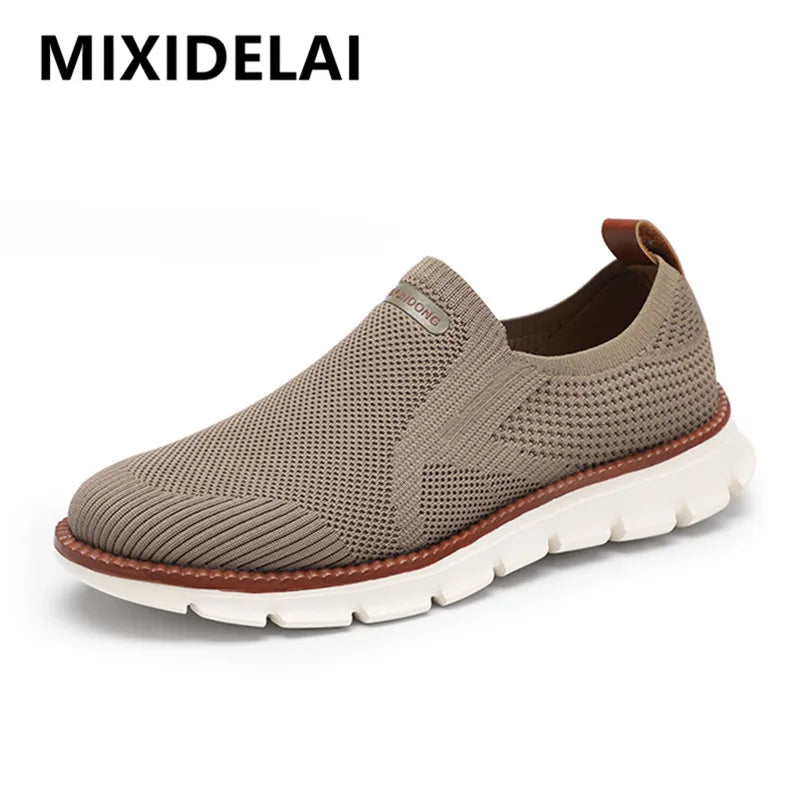 Outdoor Men Sneakers Shoes Men Loafers Lightweight Summer Fashion Breathable Mesh Men Casual Shoes Men Trainer Zapatillas Hombre