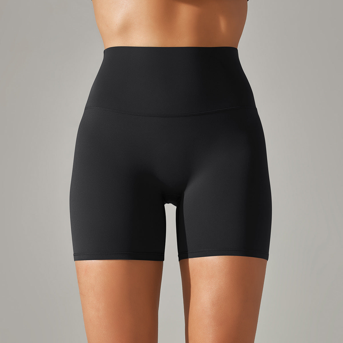 New Fitness Shorts Female Tight Cycling Shorts Yoga Shorts Breathable Sports Pants High Waist No Awkward Lines Hot Pants