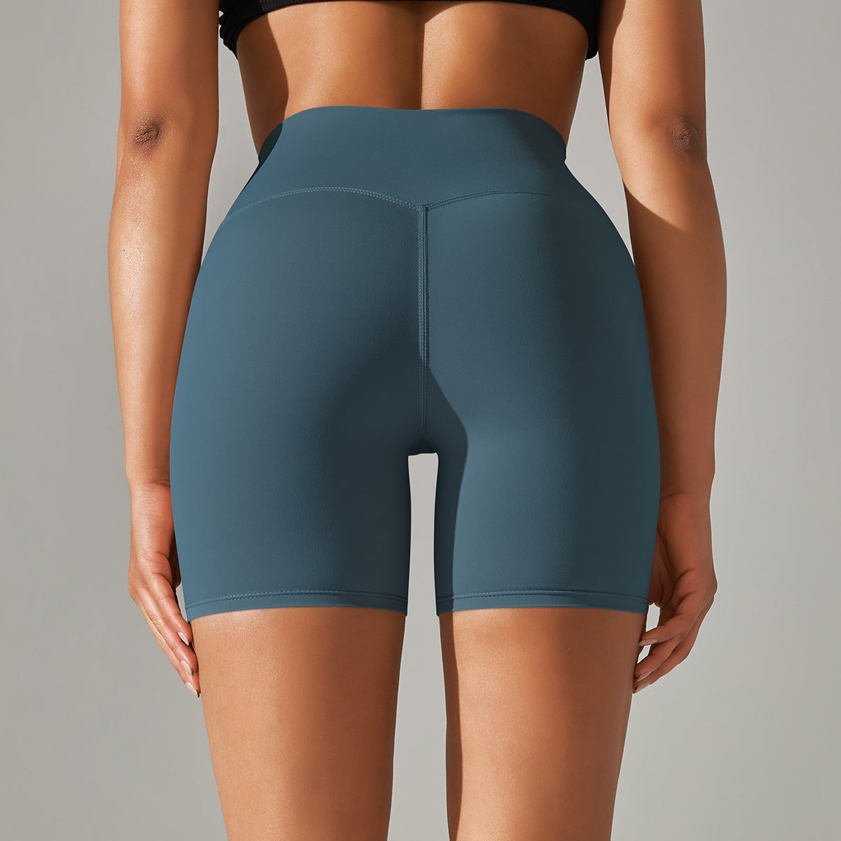 New Fitness Shorts Female Tight Cycling Shorts Yoga Shorts Breathable Sports Pants High Waist No Awkward Lines Hot Pants