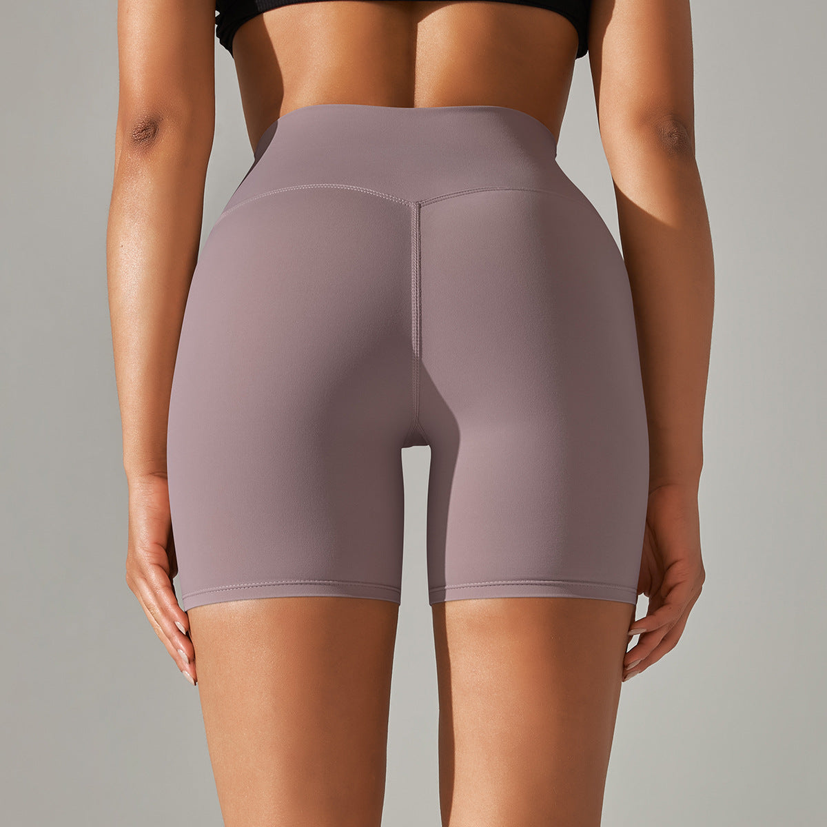 New Fitness Shorts Female Tight Cycling Shorts Yoga Shorts Breathable Sports Pants High Waist No Awkward Lines Hot Pants