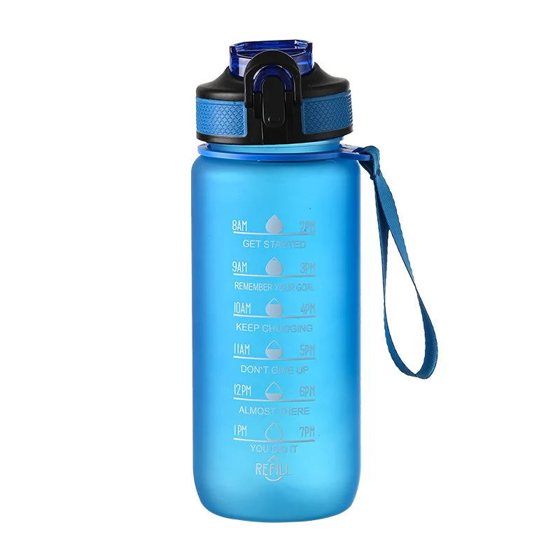 Bounce Gradient Color Water Cup Student Fashion Water Bottle 700ML Simple Fitness Outdoor Sports Straw Cup