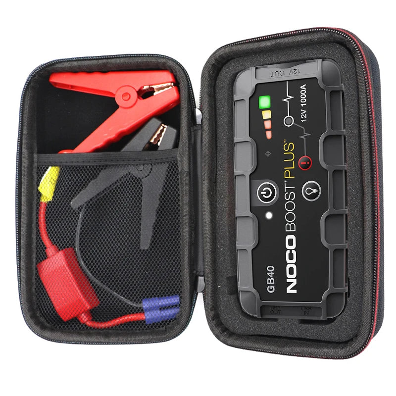 Newest Hard EVA Carrying Travel Protective Box Cover Case for NOCO Boost Plus GB40 1000 Amp 12V UltraSafe Lithium Jump Starter