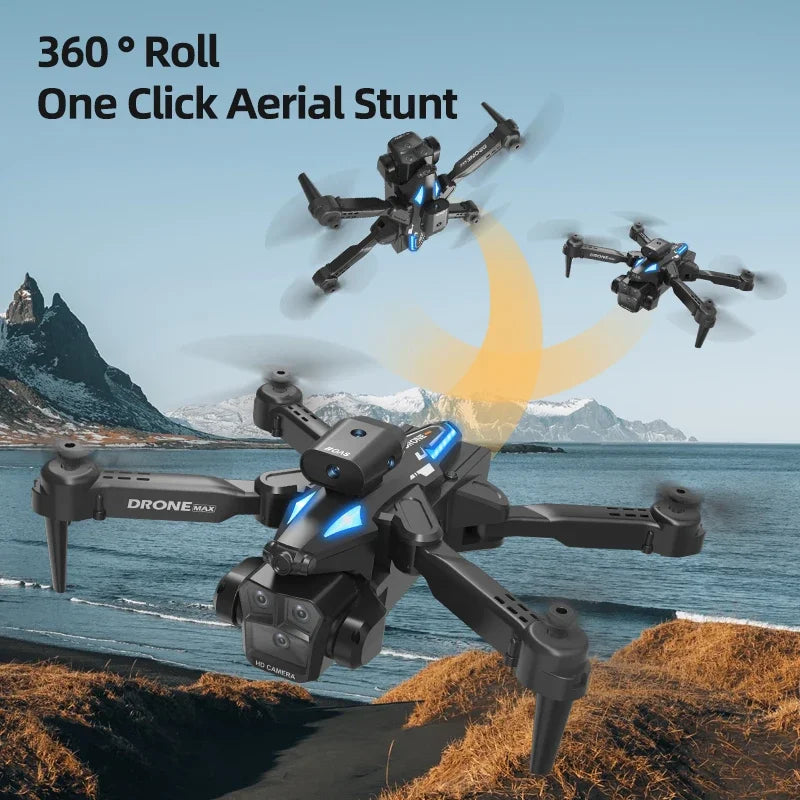 C10 Max Drone Three Camera HD 4K Mini Drones Obstacle Avoidance Dron Wifi FPV Quadcopter Remote Control Aircraft Helicopter Toys