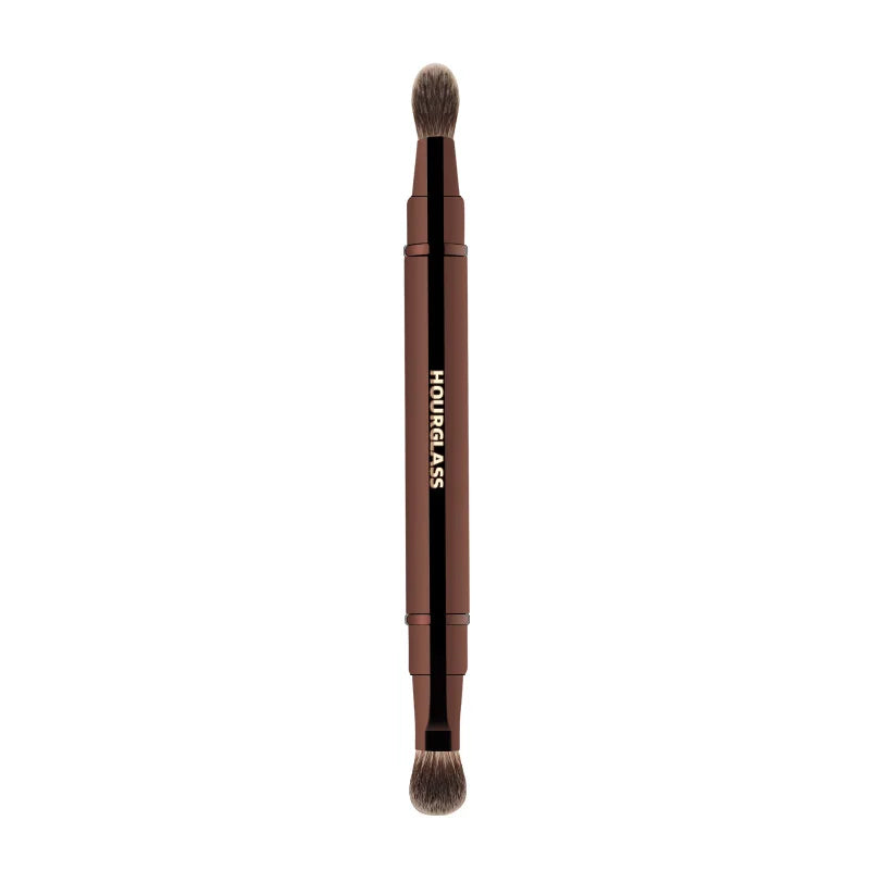 HOURGLASS 4/2 head multifunction hidden makeup brush, for powder foundation concealer eye shadow，good for travel and gift