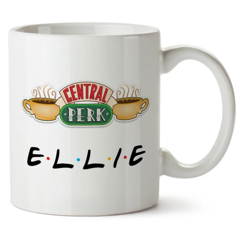 11oz Ceramic Wholesale Coffee Mug Personalised Friends Tv Show Central Perk Mug Cup Dropshipping Christmas Mugs Free Shipping