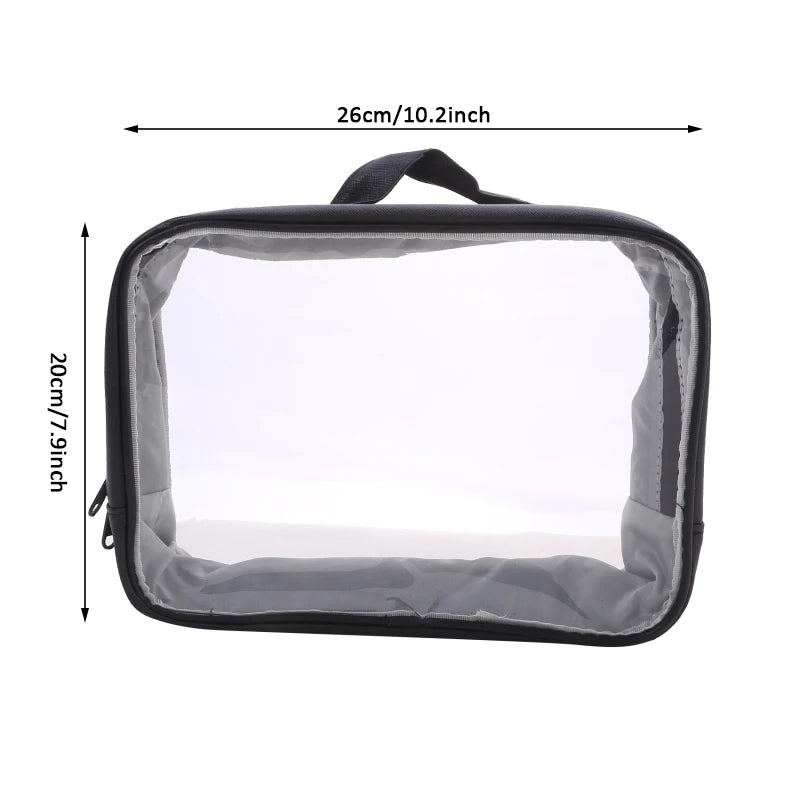 Waterproof Transparent Cosmetic Bag Women Make Up Case Travel Zipper Clear Makeup Beauty Wash Organizer Bath Toiletry Bags Kit