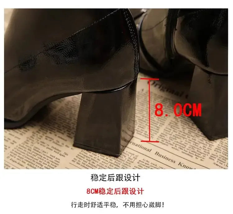 High Heels Ankle Women's Boots Pointed Toe Sexy Shoes for Women 2024 New Side Zip Classic Daily Boots Women Boots Botas