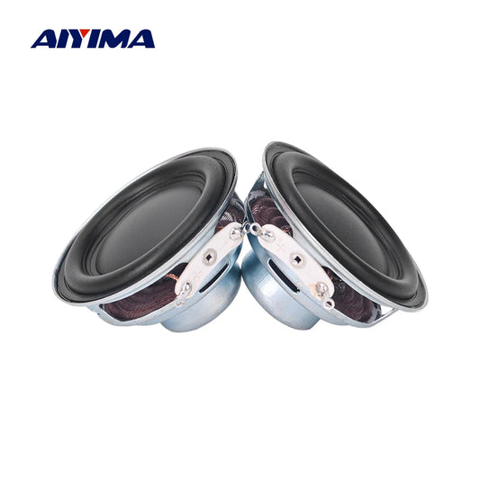 AIYIMA Mini Full Range Speaker Audio 52mm 4 Ohm 5 W DIY Home Theater Music Bluetooth Speaker Rubber Edge Loudspeaker 2Pcs