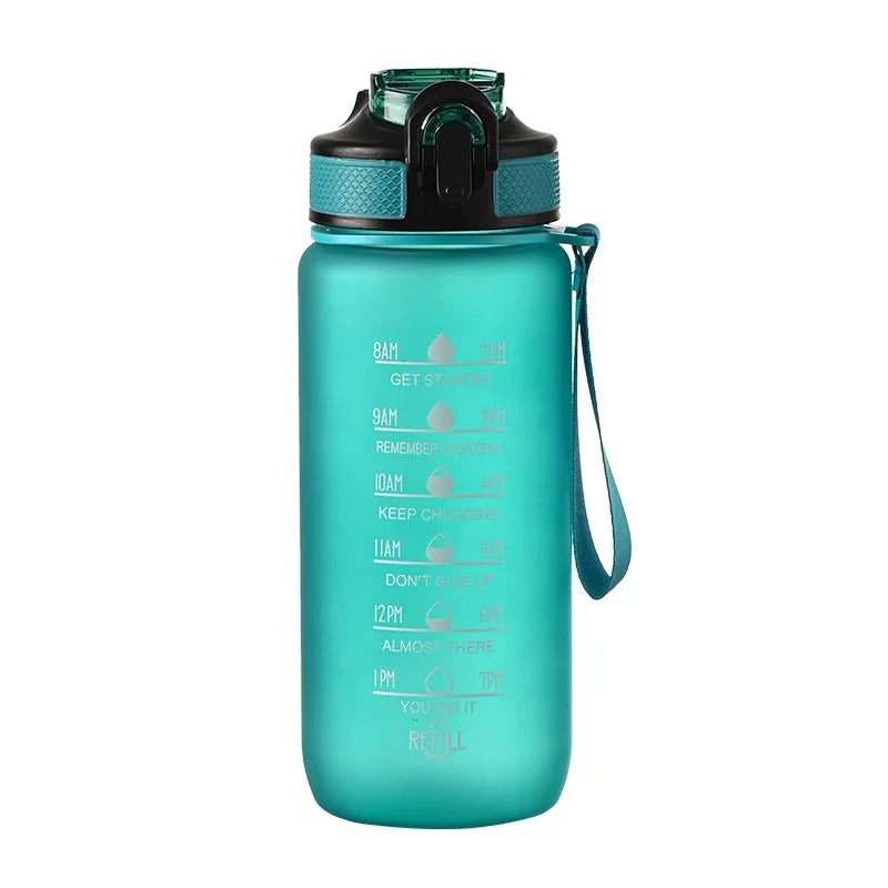 Bounce Gradient Color Water Cup Student Fashion Water Bottle 700ML Simple Fitness Outdoor Sports Straw Cup