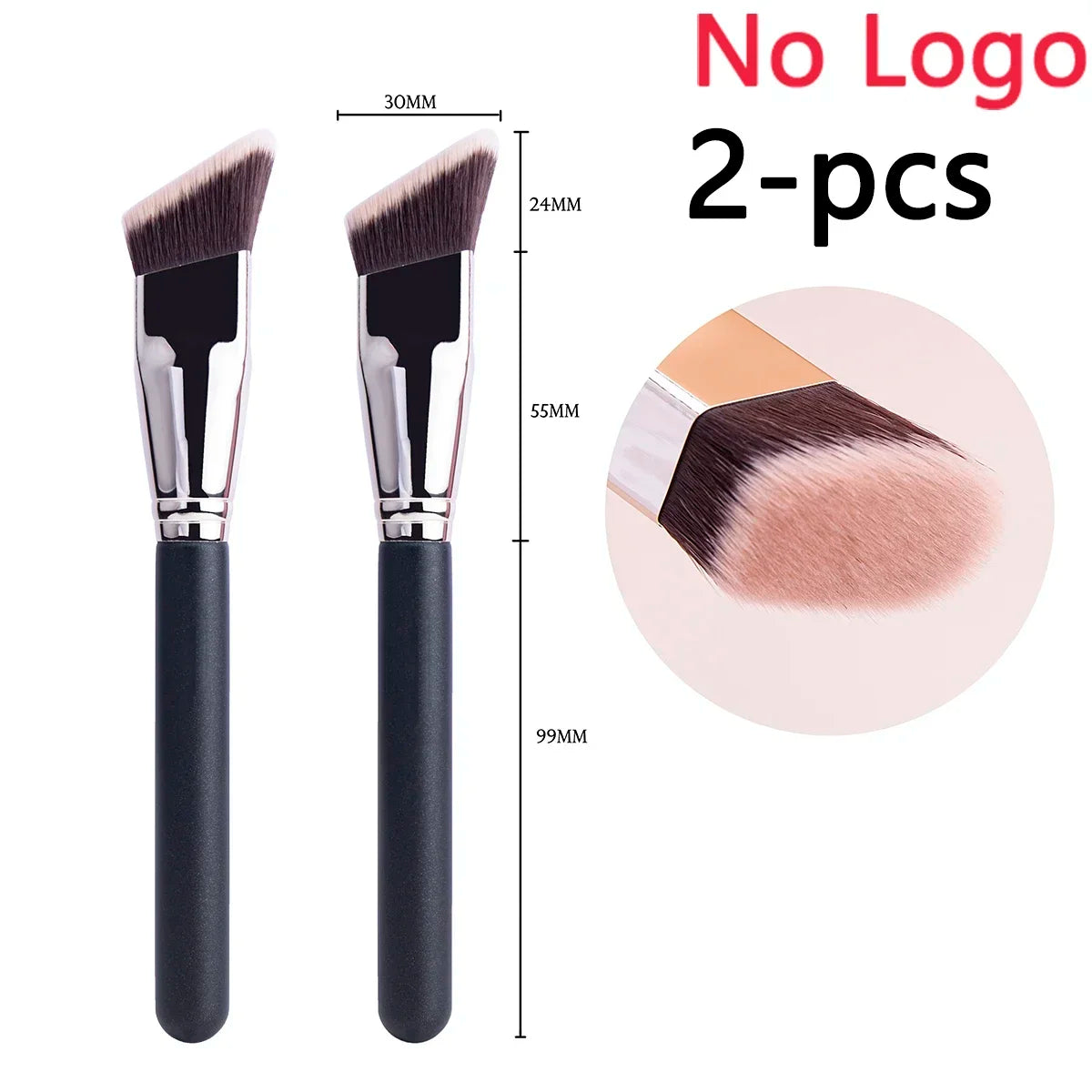 171S Angled Liquid Blush Foundation Brushes Cream Blush Brush Foundation Blending Makeup Brush Foundation Buffing Make Up Tool