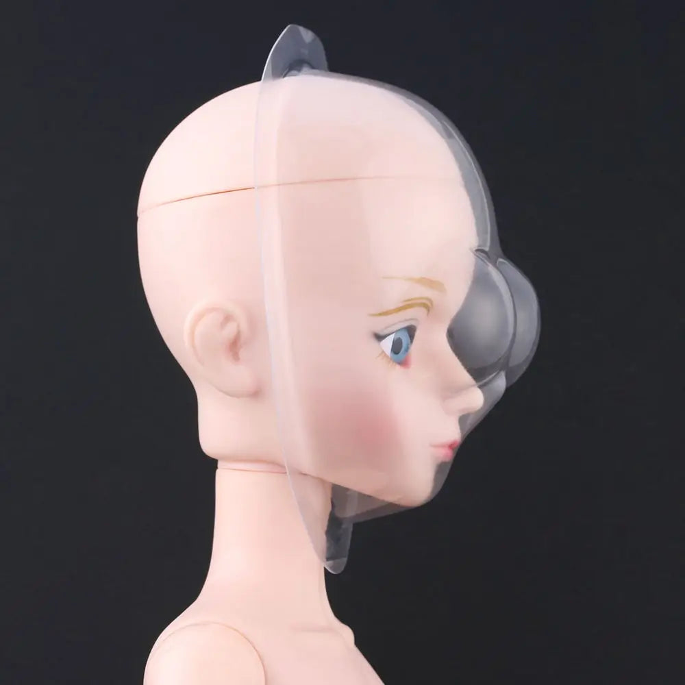 1/4 1/3 1/6  Head Cover Doll Face Make Up Protection Mask Bag Transparent Mask Acrylic for baby Azone Dollfie SD DD BJD