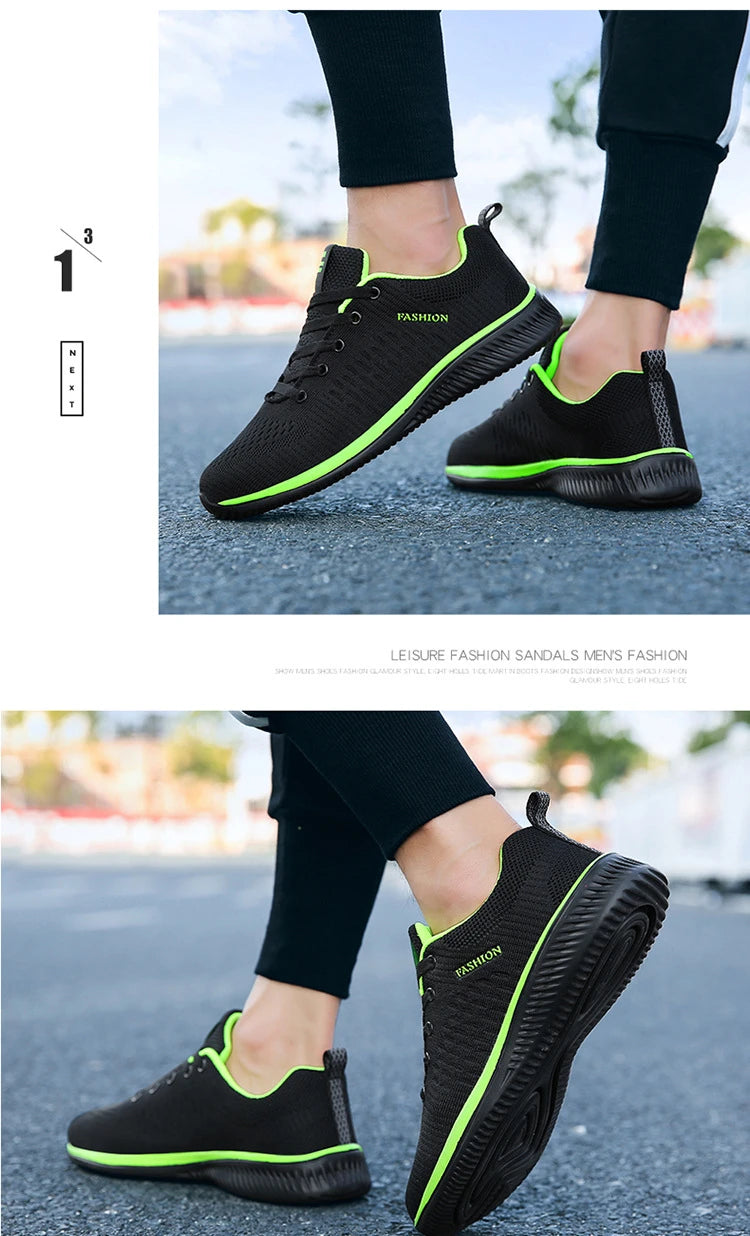 Men Running Sneakers Women Lightweight Sport Shoes Classical Mesh Breathable Casual Shoes Male New Fashion Sneakers Big Size 50