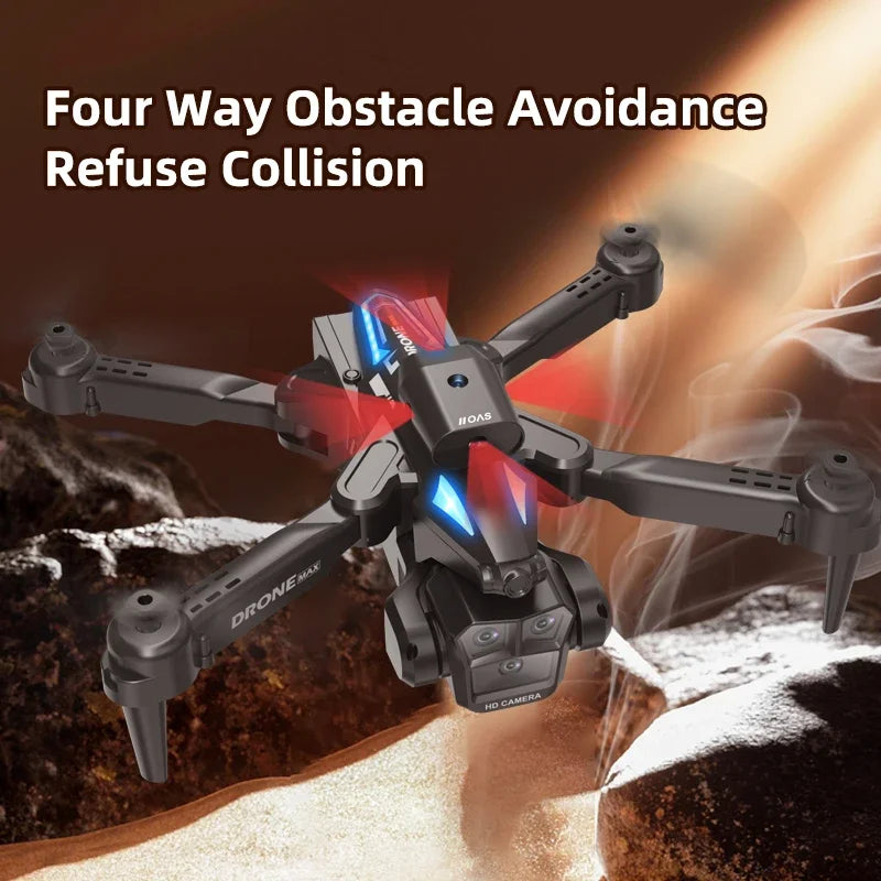 C10 Max Drone Three Camera HD 4K Mini Drones Obstacle Avoidance Dron Wifi FPV Quadcopter Remote Control Aircraft Helicopter Toys