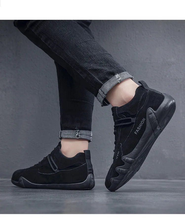 men shoes breathable non slip work shoes for male fashion sneakers outdoor walking flats skateboard sneakers