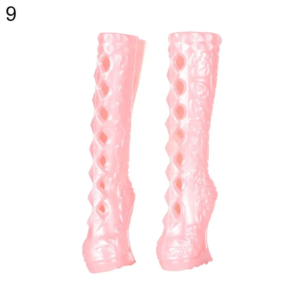 1/6 Doll Shoes High Heels for 30cm Barbie Doll Long Knees Boots Fashion Hero Dolls Boot Accessories Toys Foot Length 2.2cm