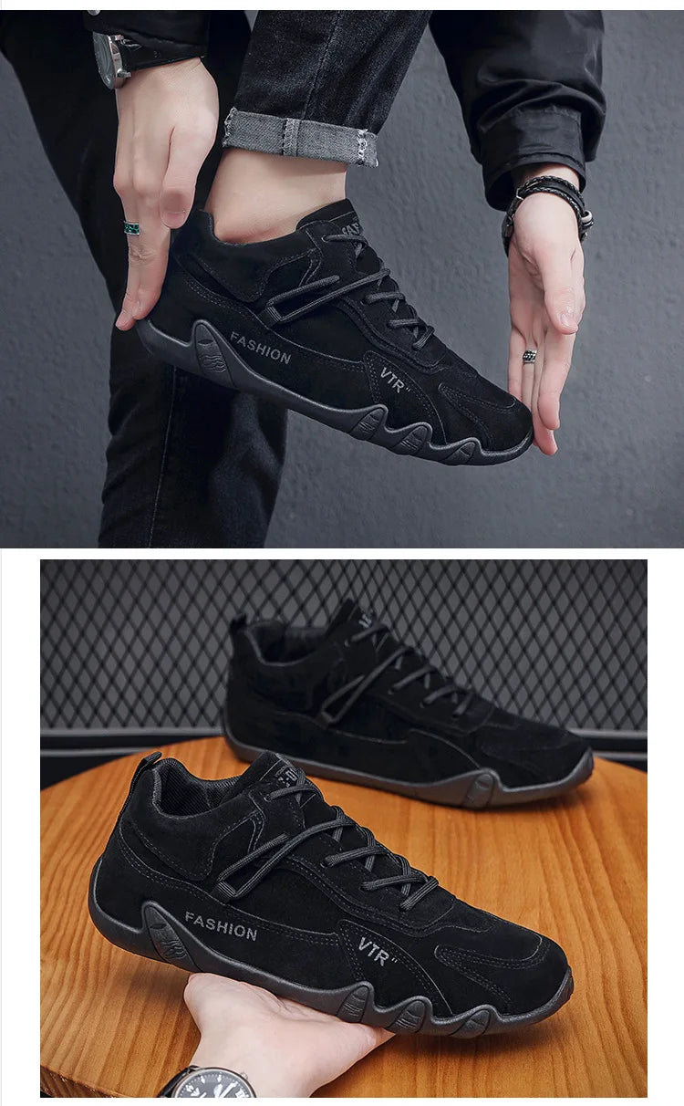 men shoes breathable non slip work shoes for male fashion sneakers outdoor walking flats skateboard sneakers