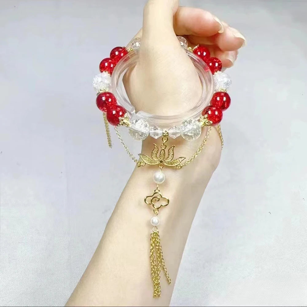 Anime Tian Guan Ci Fu Bracelet Xie Lian Hua Cheng Heaven Official’s Blessing Beads Chain Pendant Bracelets Jewelry Accessories