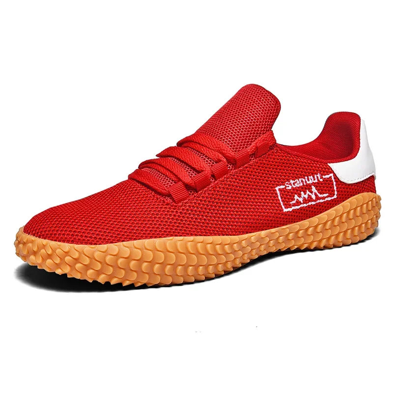 Sneakers for Men Women Chunky Sneakers Summer Breathable Red Sport Shoes Running Flats Tennis Shoe Plus Size Zapatos Deportivos