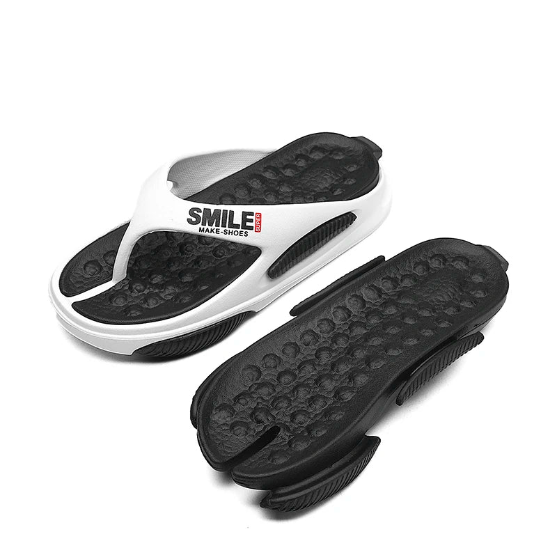 Men Massage Flip Flops Outdoor Indoor Slippers Thick Sole Comfortable Men Beach Sandals Non-slip Bathroom Home Men's Flip Flops