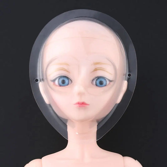 1/4 1/3 1/6  Head Cover Doll Face Make Up Protection Mask Bag Transparent Mask Acrylic for baby Azone Dollfie SD DD BJD