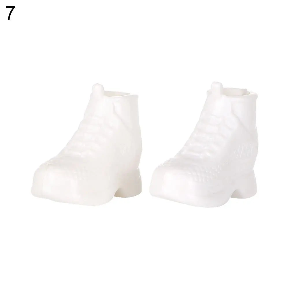 1/6 Doll Shoes High Heels for 30cm Barbie Doll Long Knees Boots Fashion Hero Dolls Boot Accessories Toys Foot Length 2.2cm