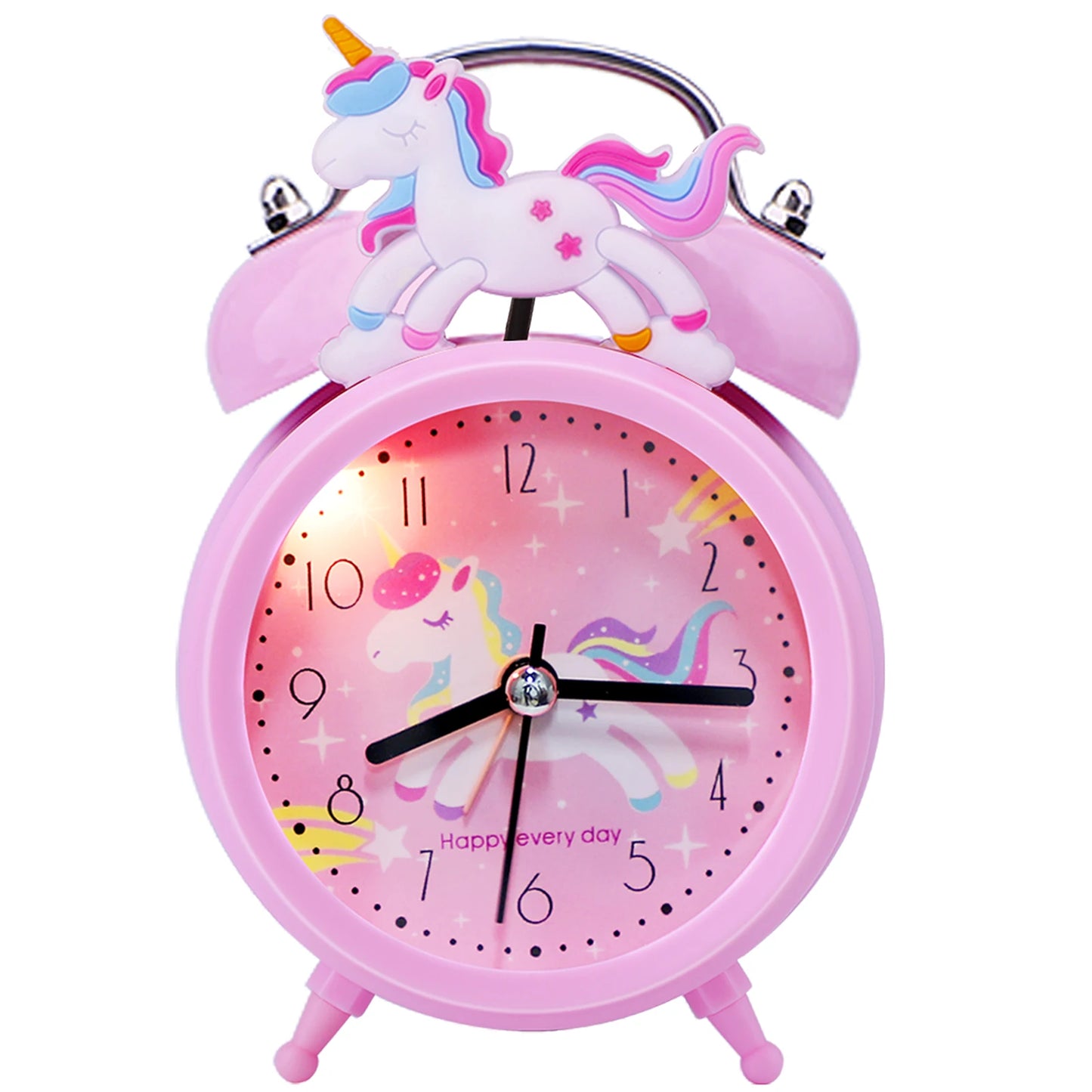 Pink Unicorn Children's Alarm Clock Cartoon Desktop for Kids Bedroom Home Decor Alarm Clock Bedside Table Child alarm Gifts