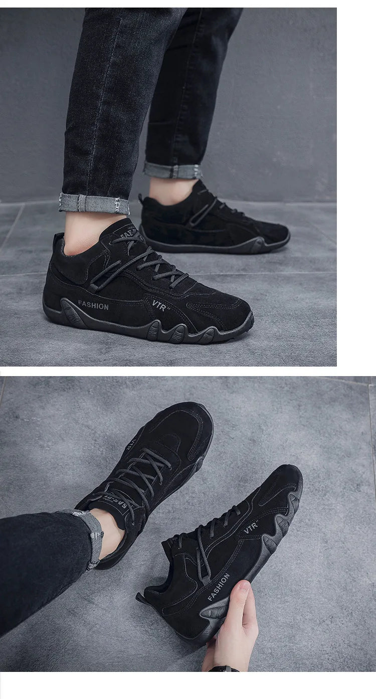 men shoes breathable non slip work shoes for male fashion sneakers outdoor walking flats skateboard sneakers