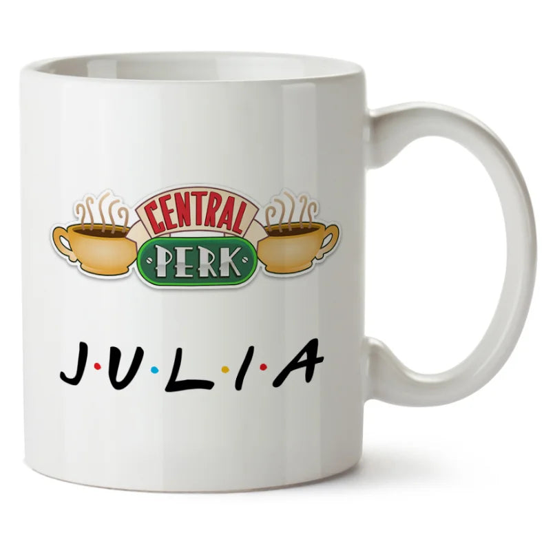 11oz Ceramic Wholesale Coffee Mug Personalised Friends Tv Show Central Perk Mug Cup Dropshipping Christmas Mugs Free Shipping