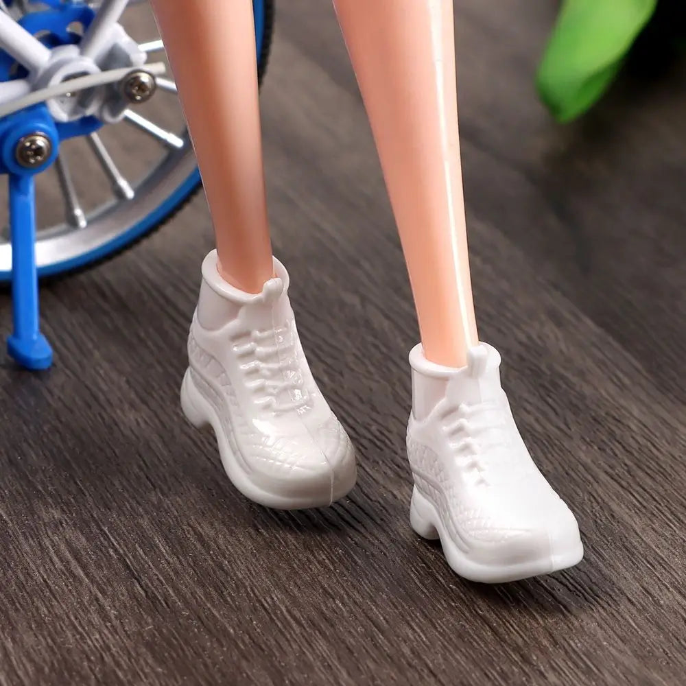 1/6 Doll Shoes High Heels for 30cm Barbie Doll Long Knees Boots Fashion Hero Dolls Boot Accessories Toys Foot Length 2.2cm