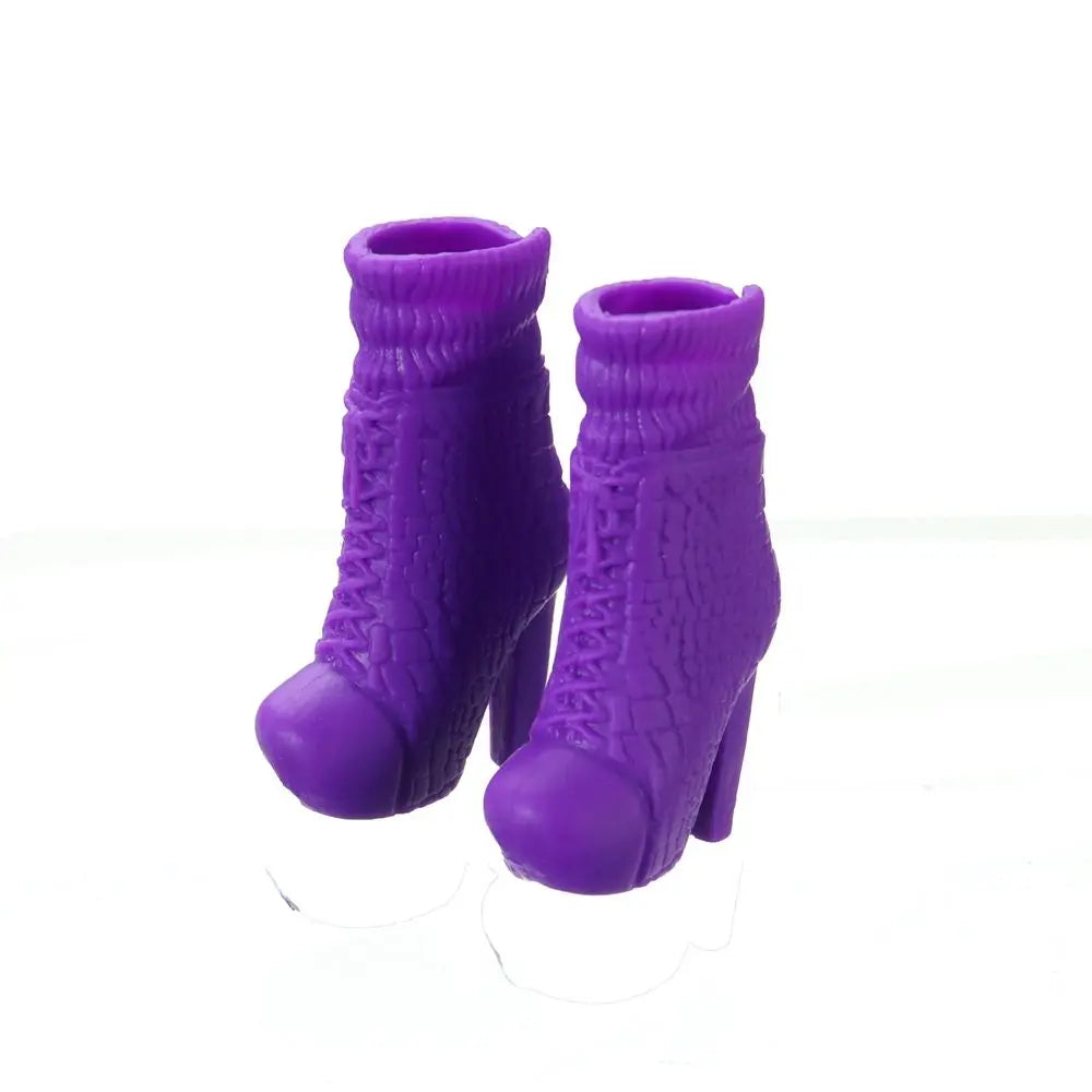 1/6 Doll Shoes High Heels for 30cm Barbie Doll Long Knees Boots Fashion Hero Dolls Boot Accessories Toys Foot Length 2.2cm